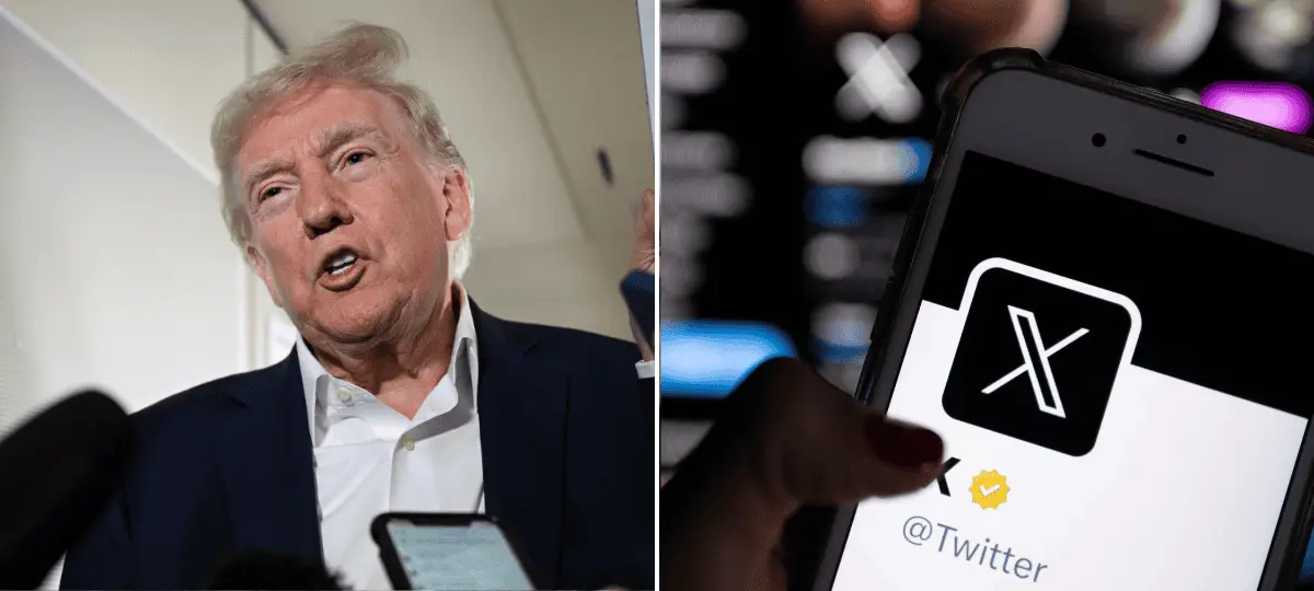 Trump, clá, technologické firmy, X