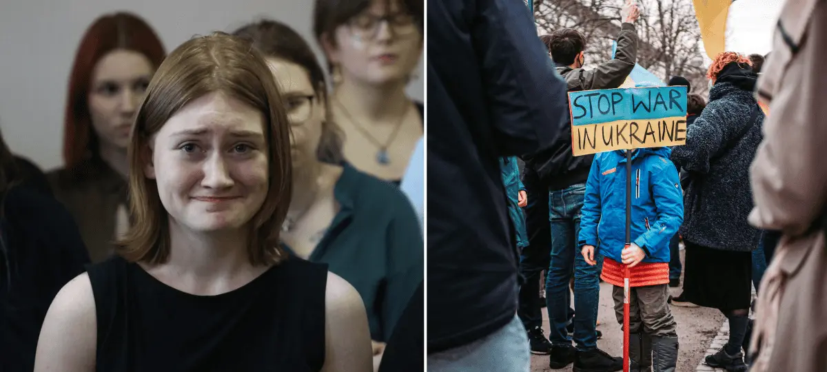 aktivistka. väzenie, Rusko, vojna