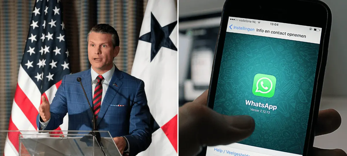 Hegseth, skupinový chat, ohrozenie