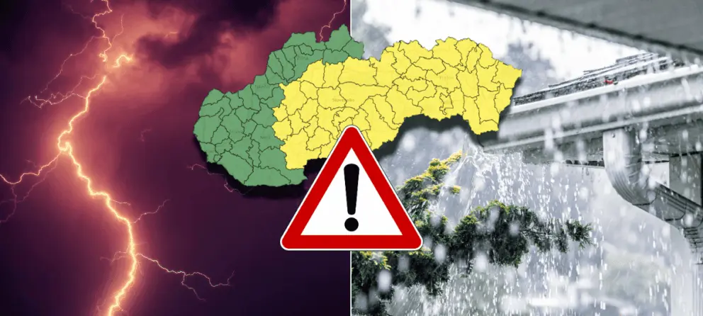 búrka, výstraha, mapa