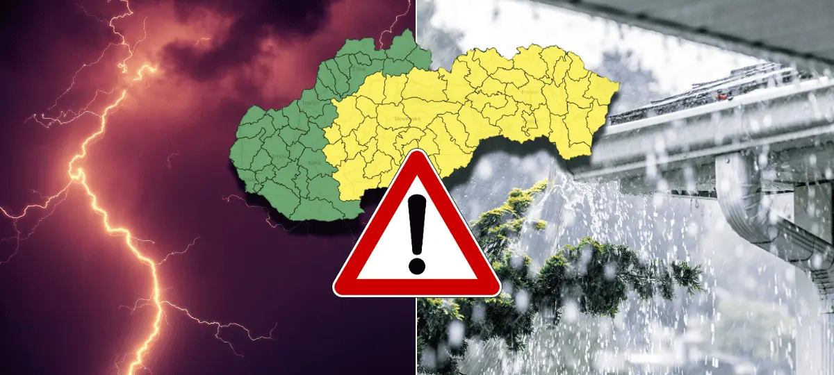 búrka, výstraha, mapa