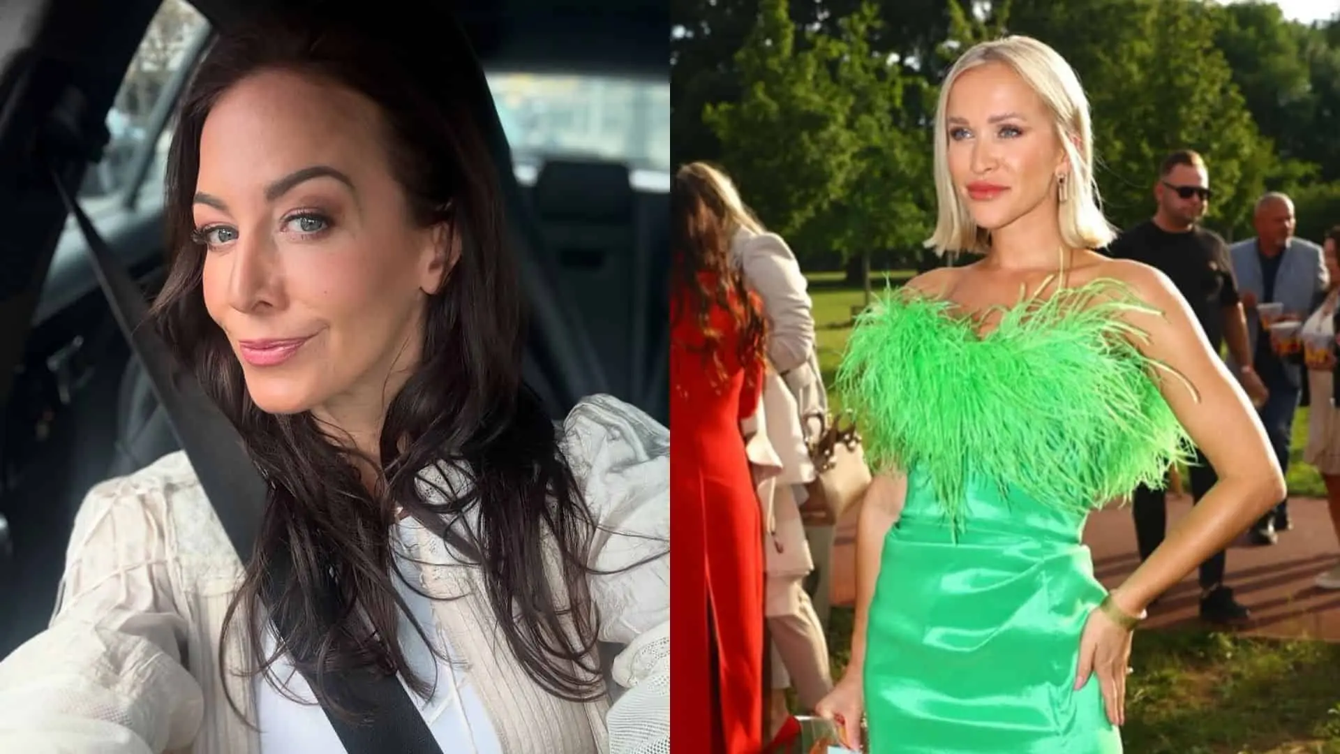 Agáta Hanychová (vľavo) a Nela Slováková (vpravo)