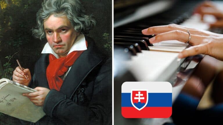 Beethoven, klavír, Slovensko