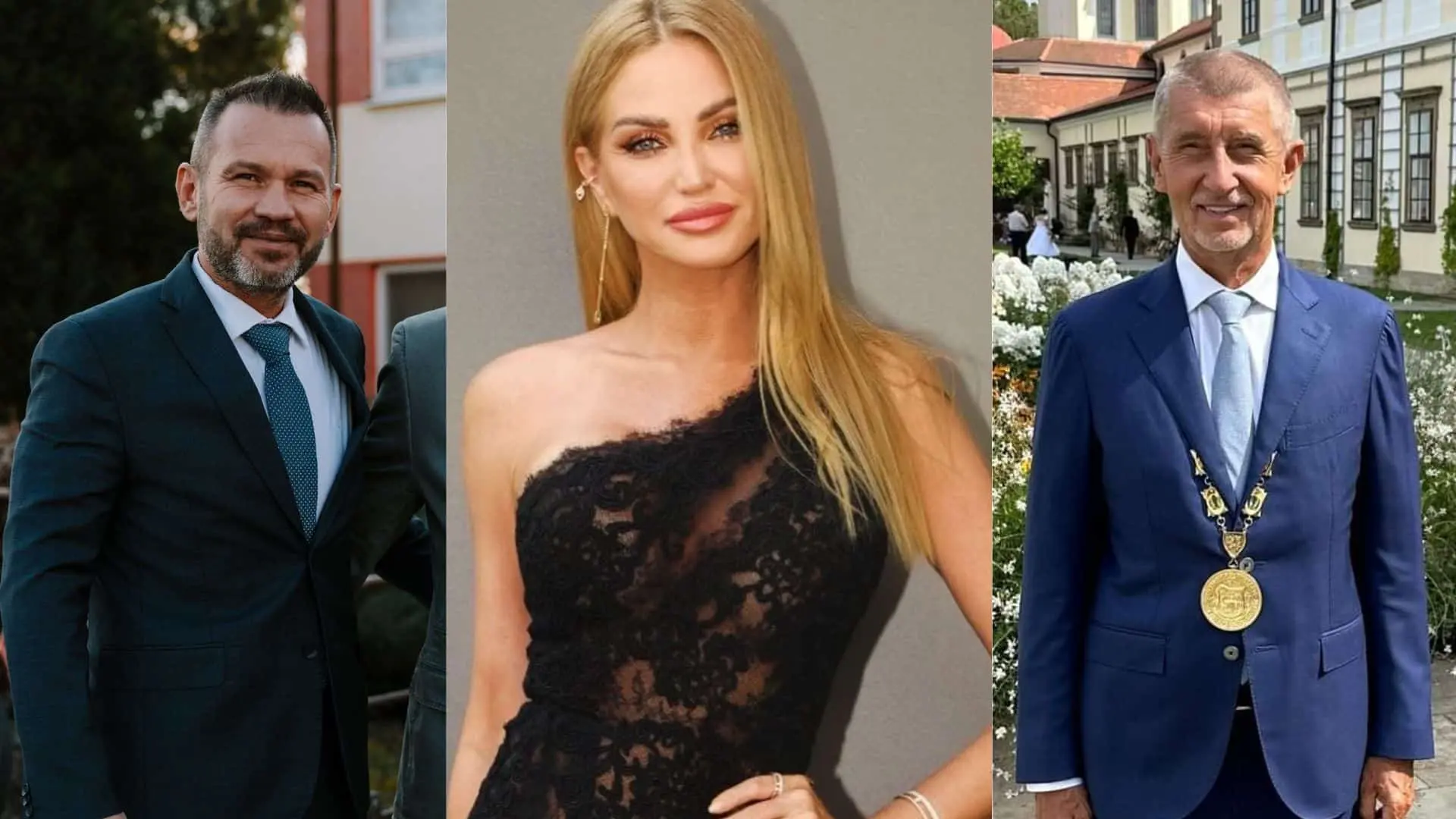 Branislav Becík, Alena Pallová, Andrej Babiš.