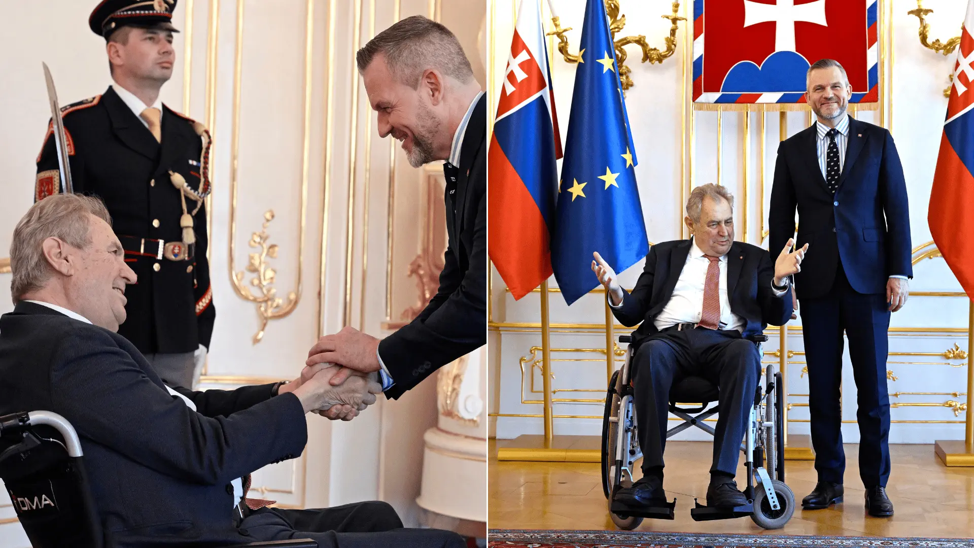 Miloš Zeman Peter Pellegrini