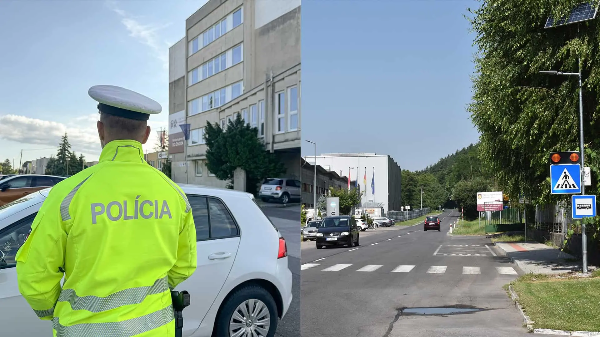 nehoda ZRážKA AUTO CHODEC