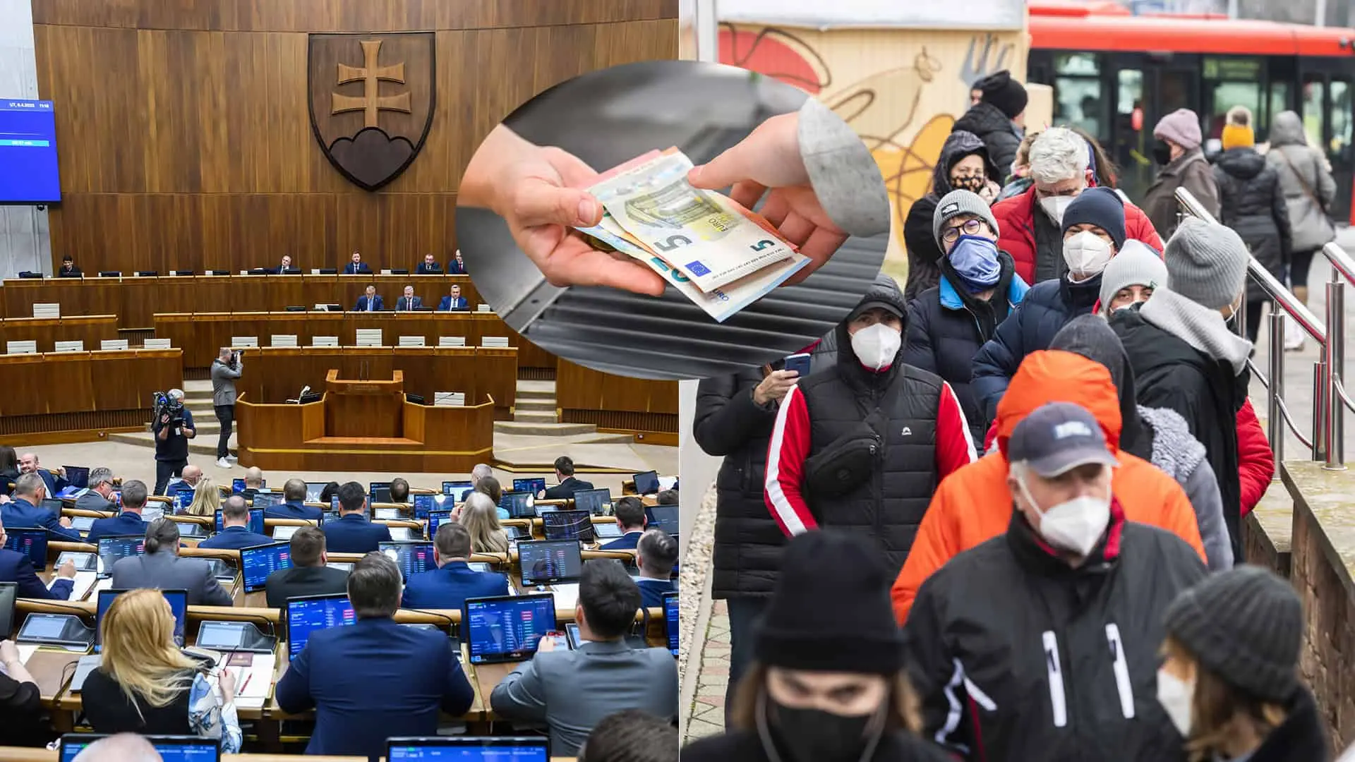 parlament covid peniaze