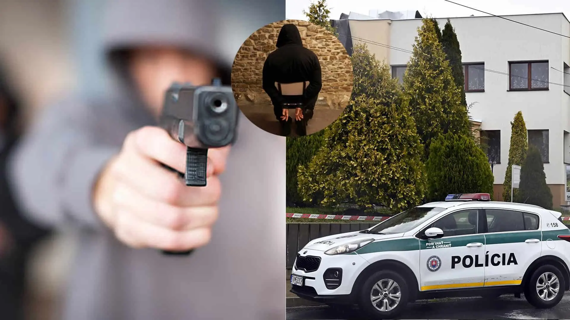 prepad zlodeji polícia zbraň krádež