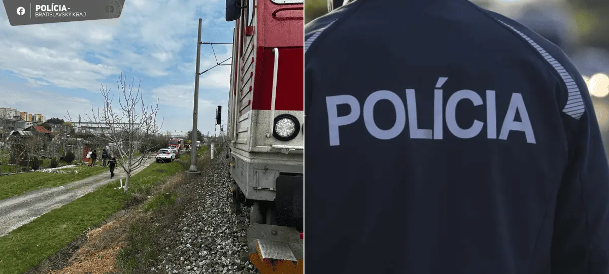 vlak, nehoda, polícia