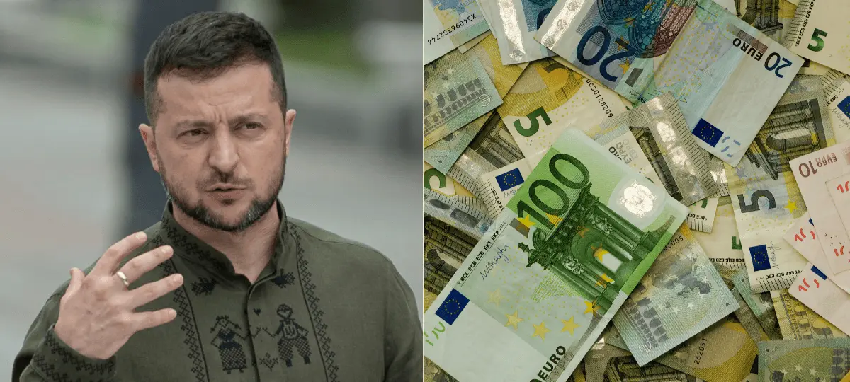 Zelenskyj, peniaze