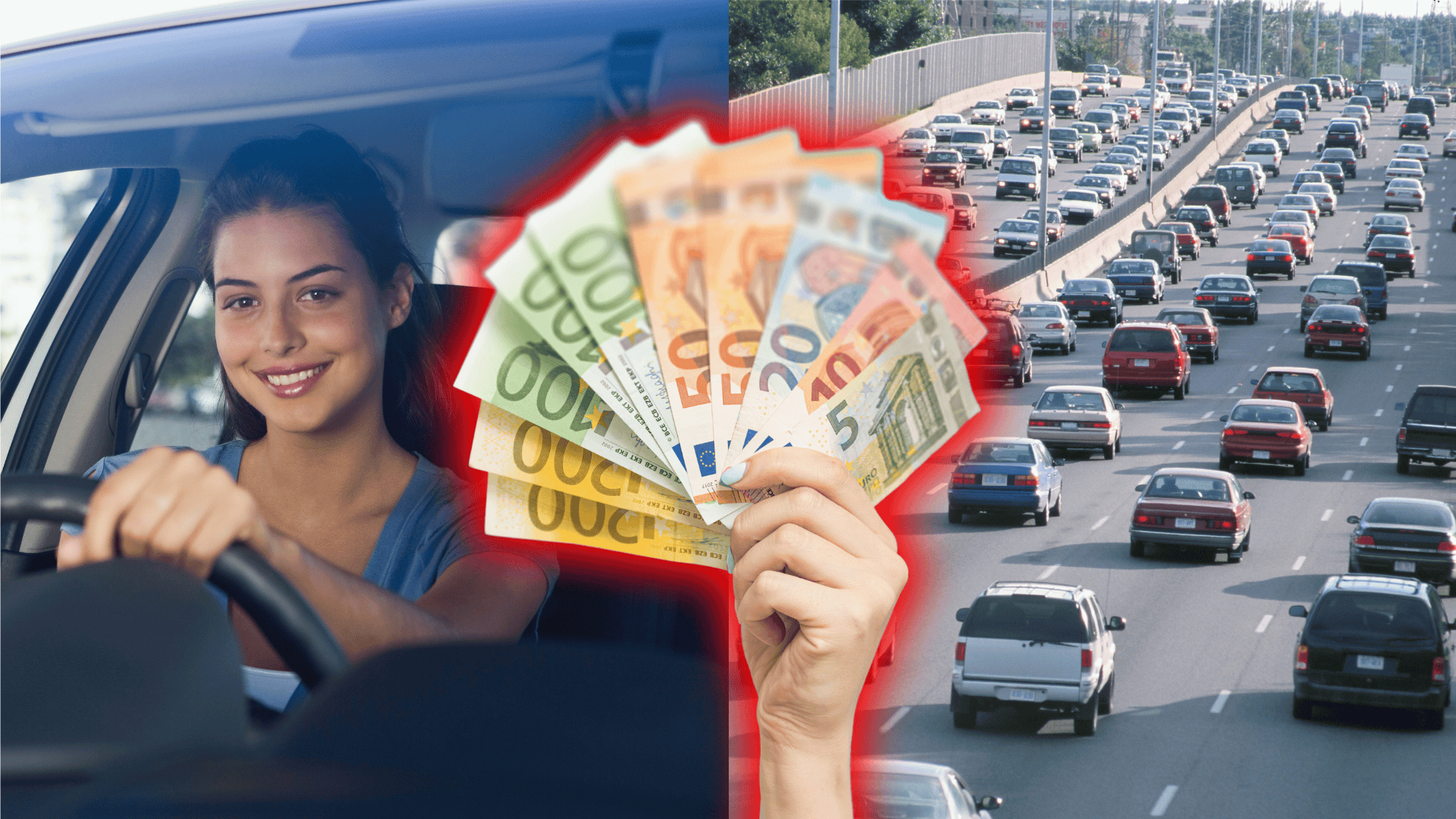 auto cesta peniaze