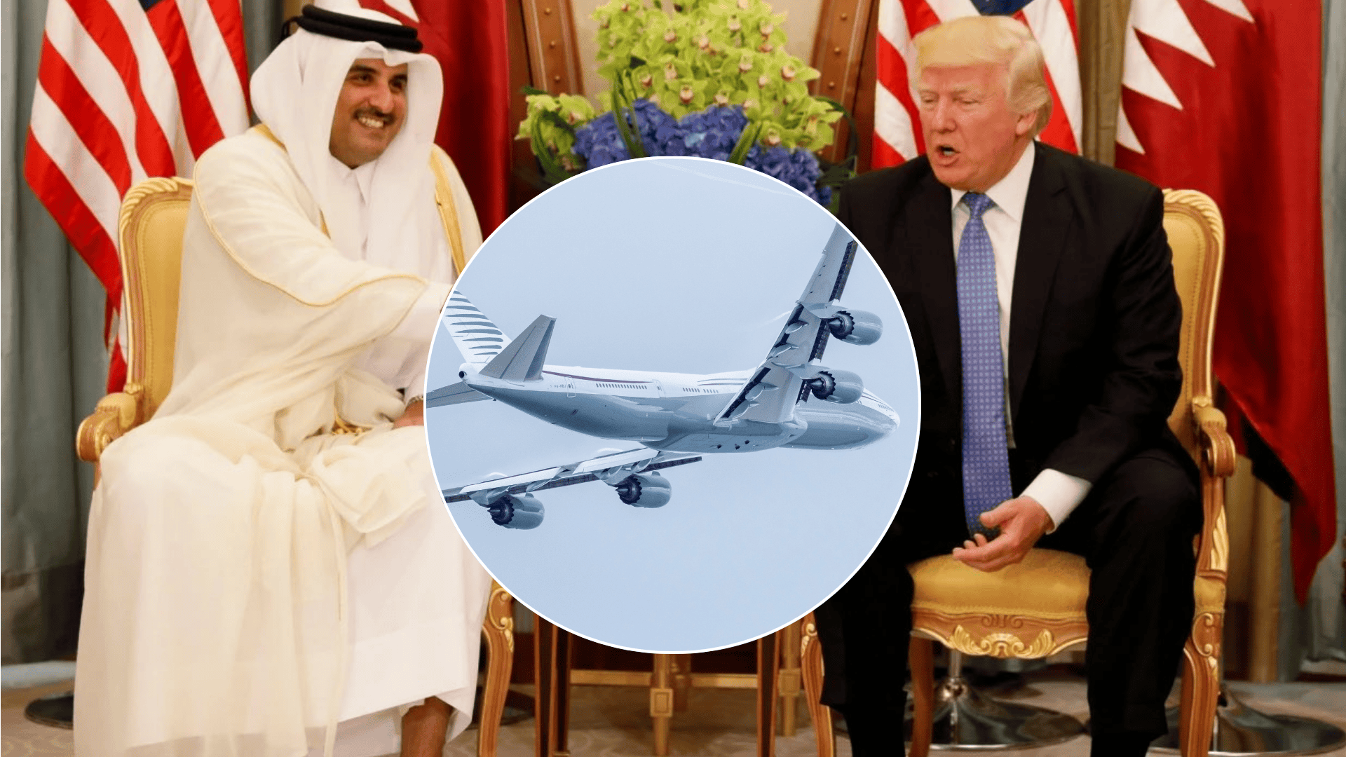 trump lietadlo katar