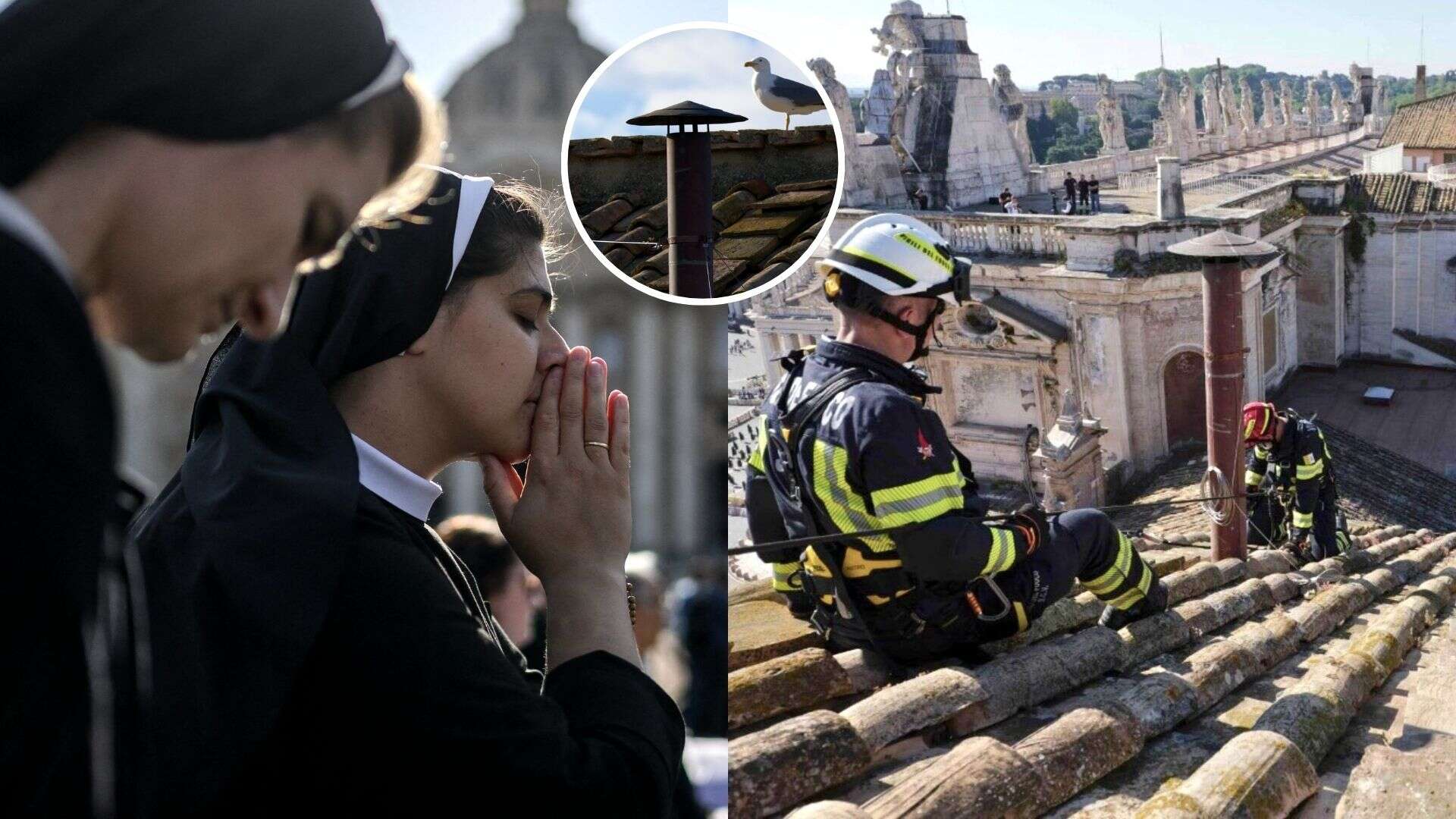 Ako vzniká dym po voľbe pápeža.