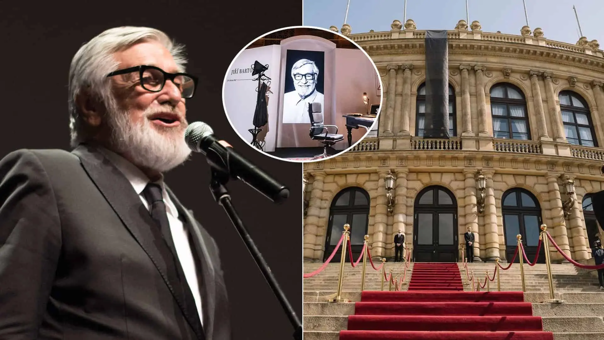 Jiří Bartoška rozlúčka v Rudolfíne