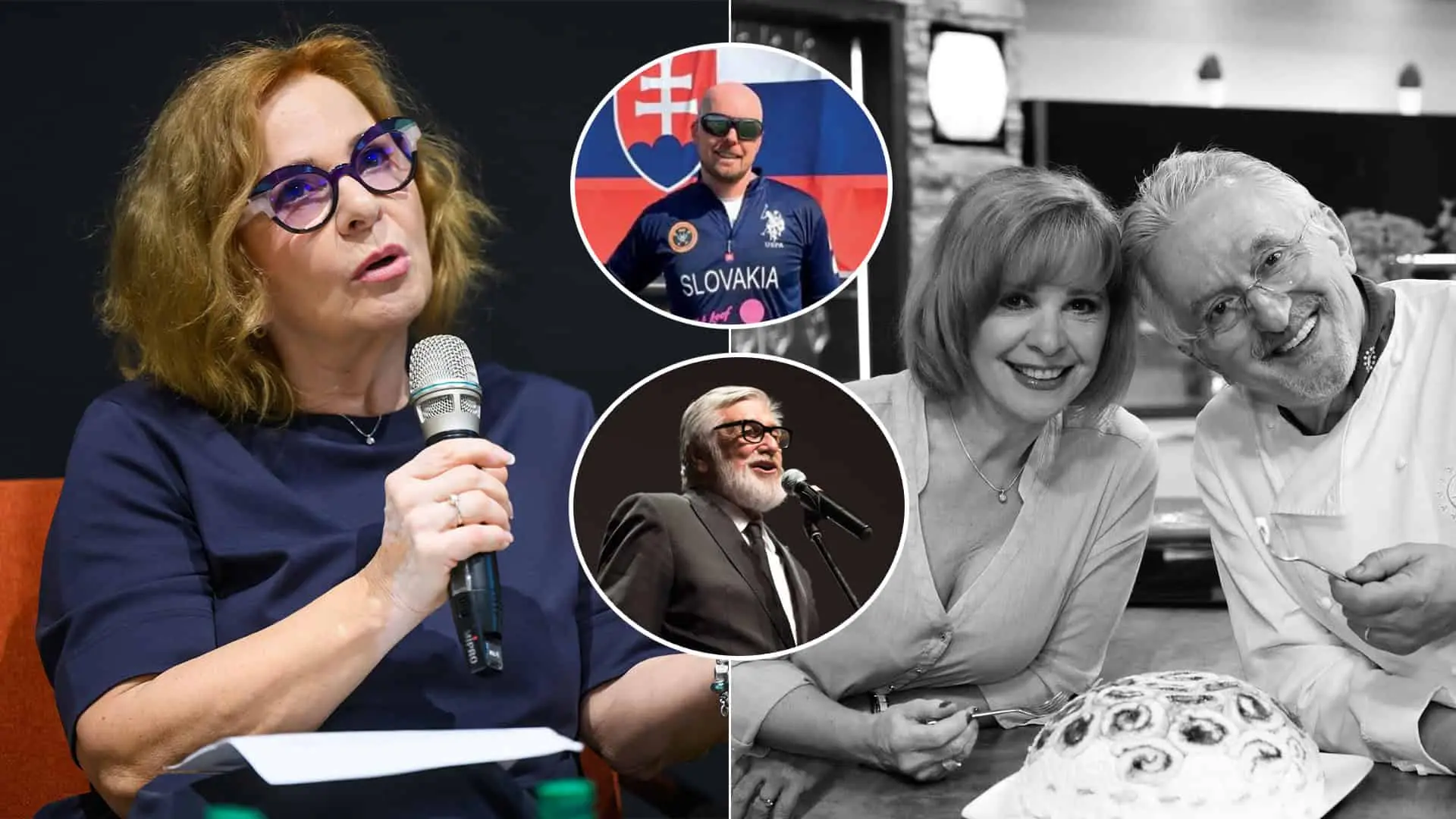 Kamila Magálová a Pavel Pospíšil, Martin Magál a Jiří Bartoška