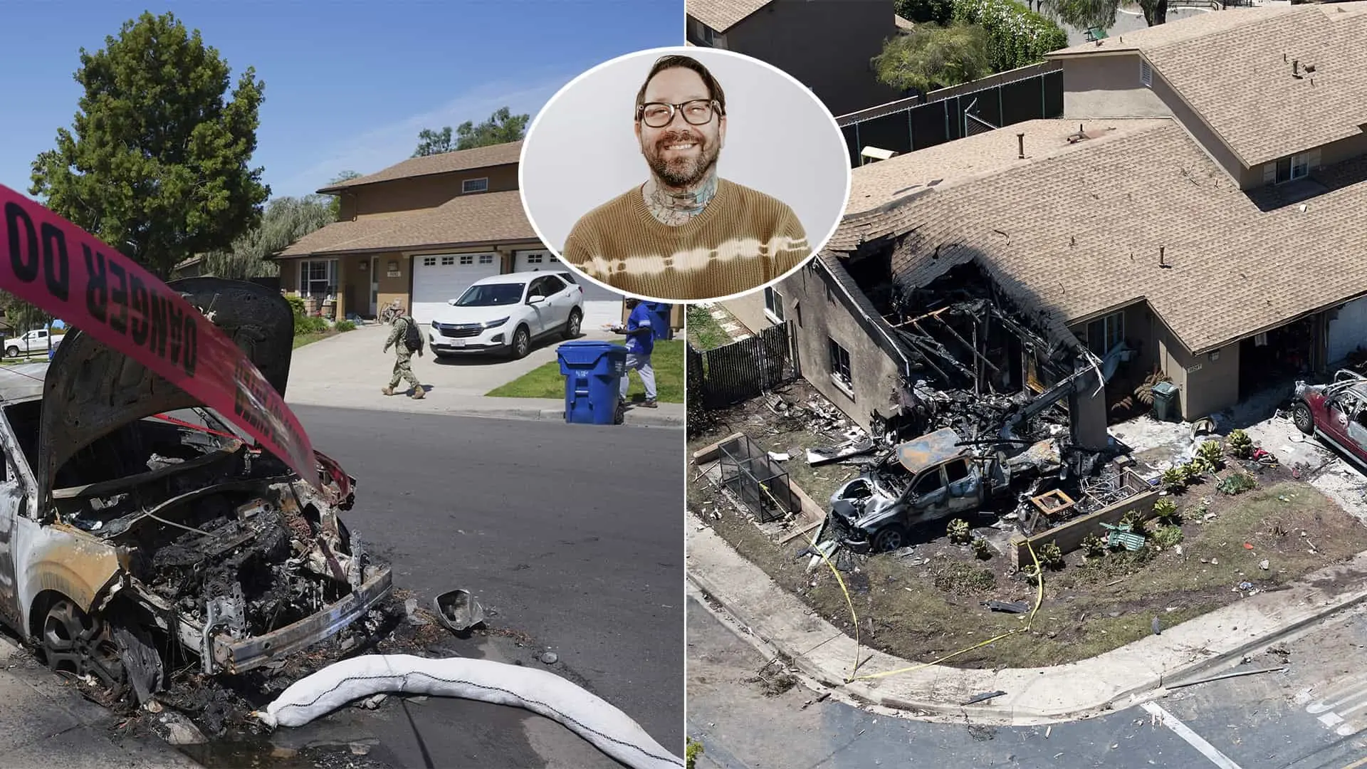 San Diego pád lietadla Dave Shapiro