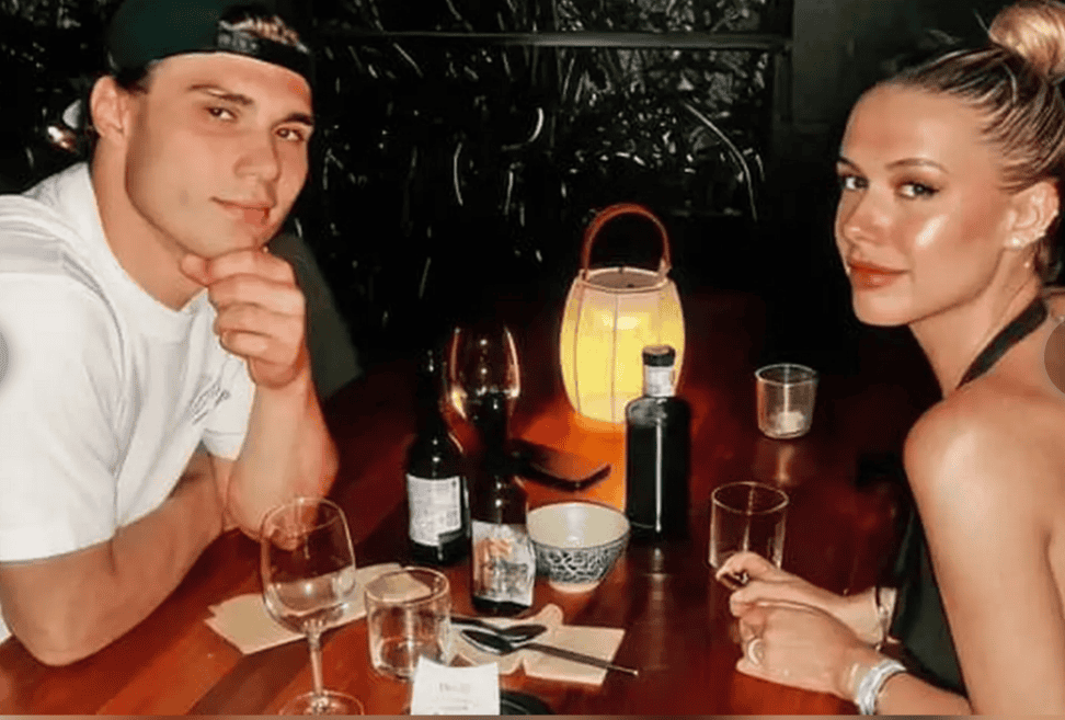 Slafkovsky a Angelia Zdroj: Instagram Angeliebp