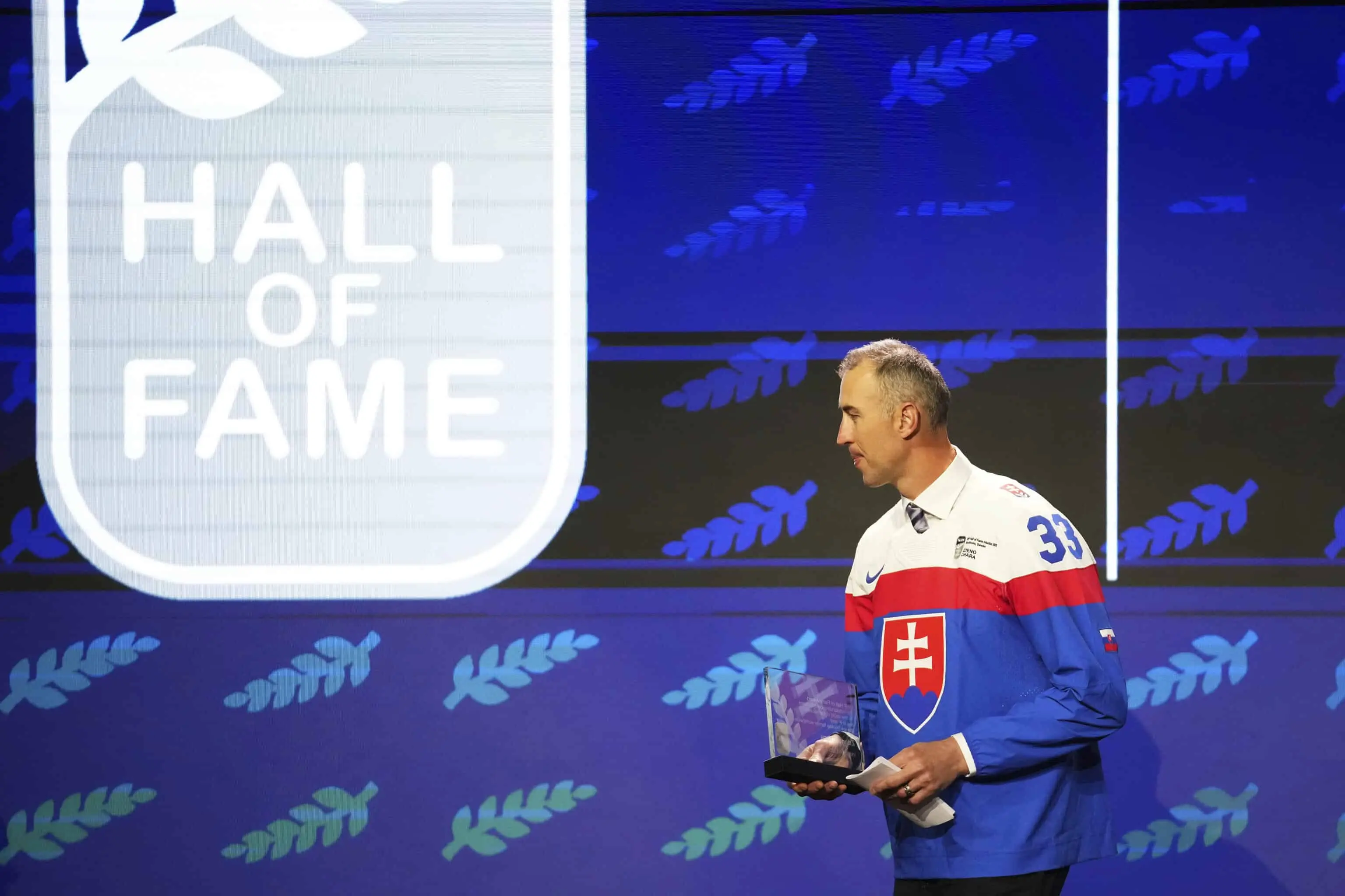 Chára sa stal jedenástym Slovákom v Sieni slávy IIHF. FOTO: TASR/AP