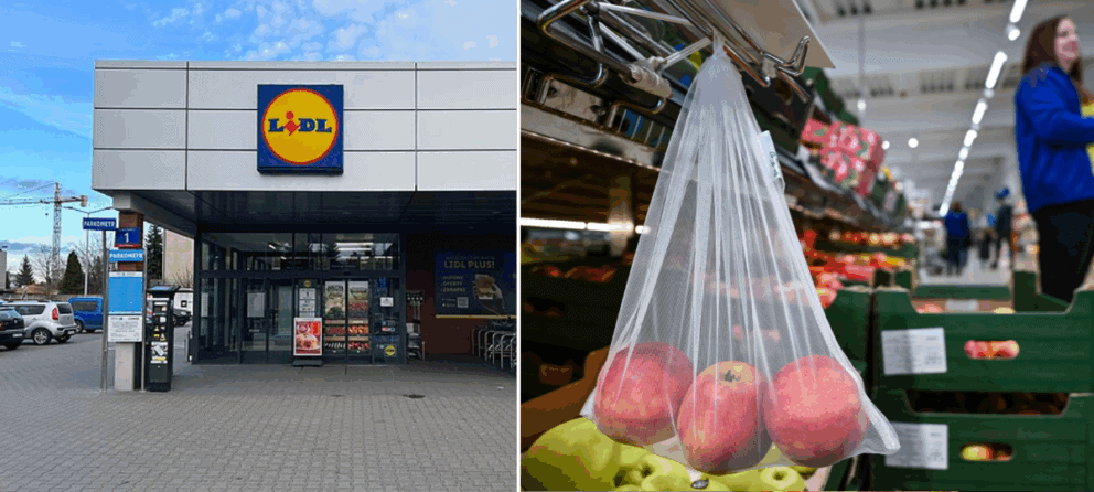 Lidl, vrecká, spoplatnenie