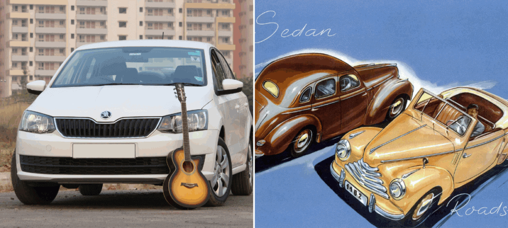 Škoda, plagáty, retro
