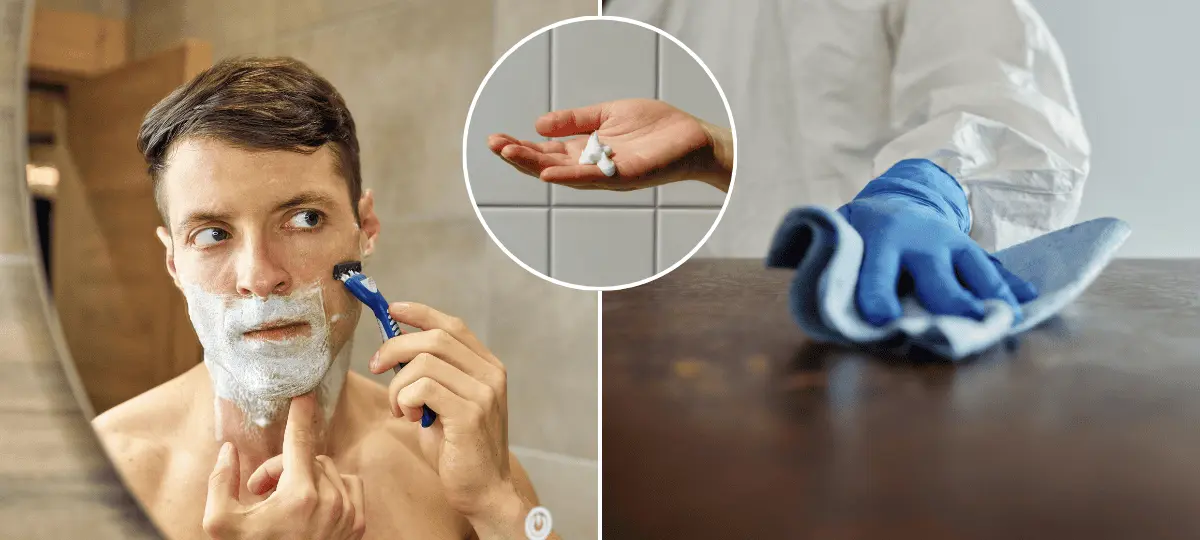 pena na holenie, využitie