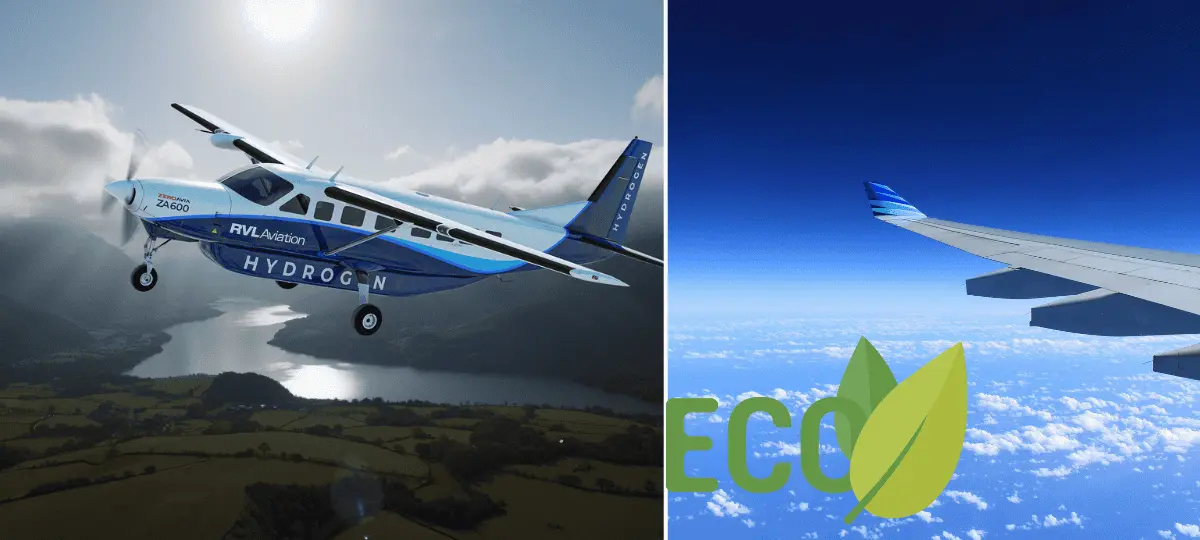 lietadlo, ekologické, vodík