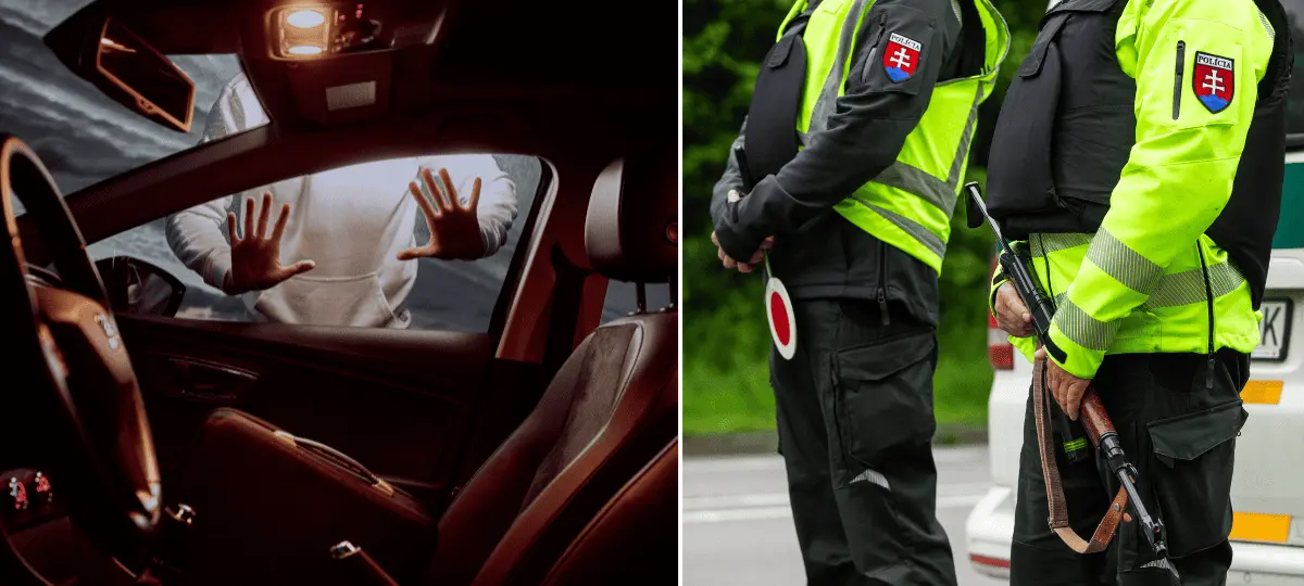 gang, autá, zlodeji, polícia