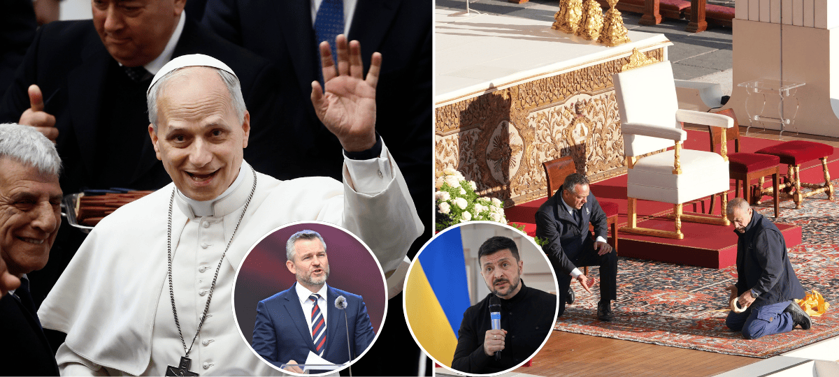pápež, omša, Vatikán, Pellegrini, Zelenskyj
