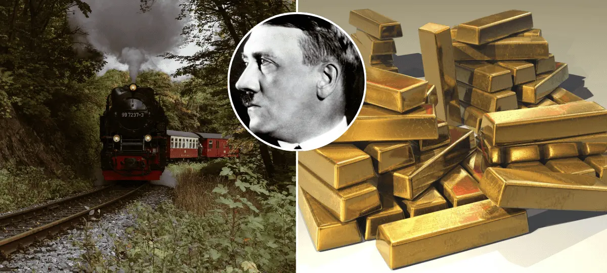nacisti, vlak, zlato, Hitler