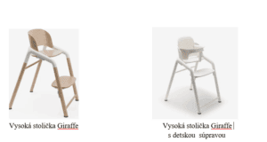 detská vysoká stolička Bugaboo