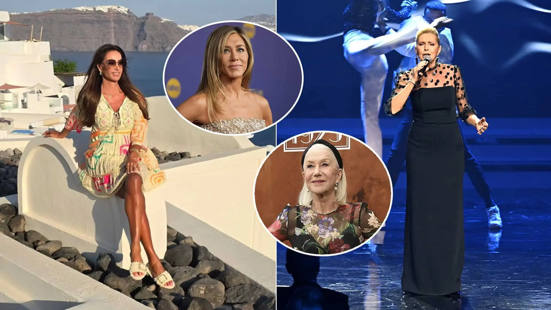 Zora Czoborová, Helena Vondráčková, Jennifer Aniston a Helen Mirren