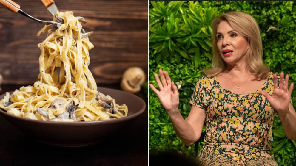 Zdena Studenková recept cestoviny s hríbovou omáčkou