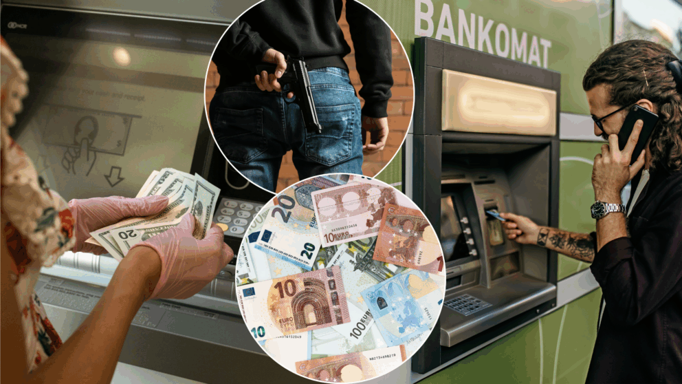 bankomat peniaze zlodej