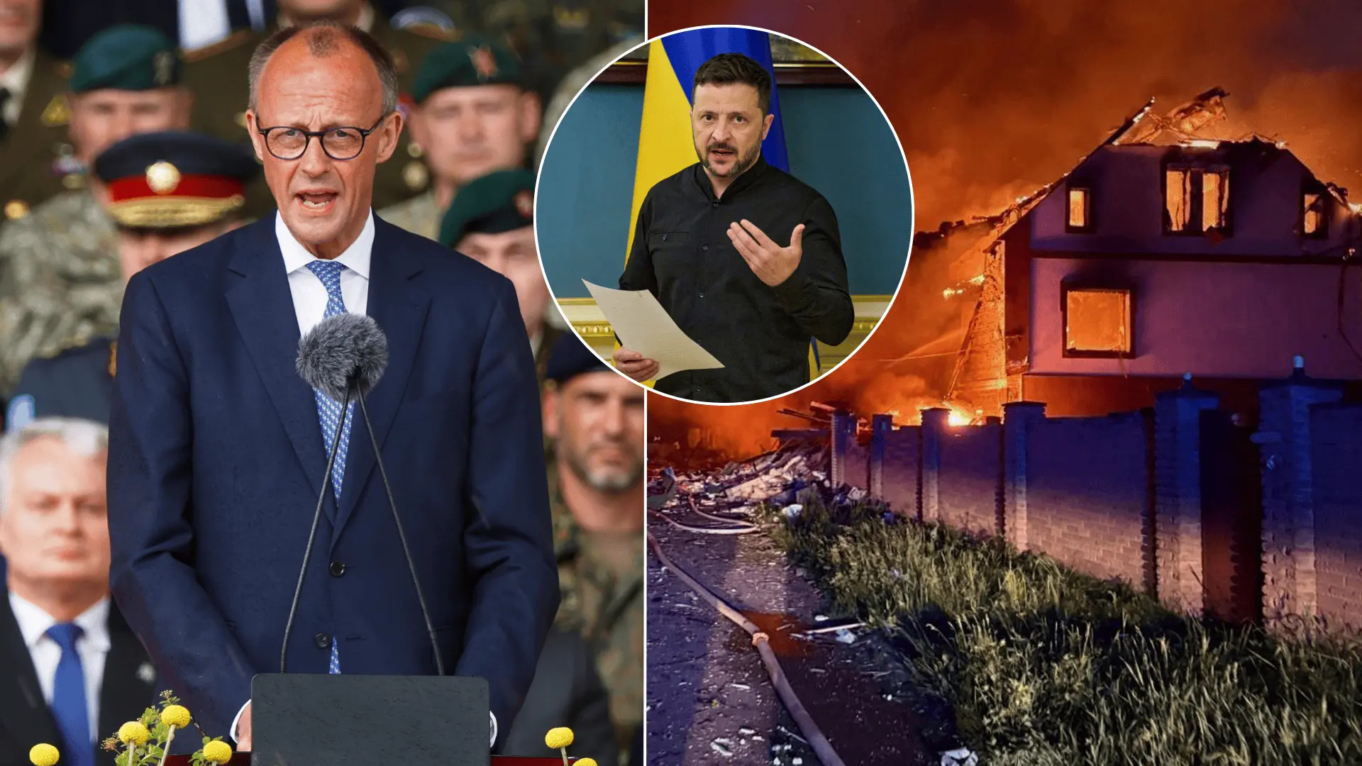 merz zelenskyj vojna ukrajina