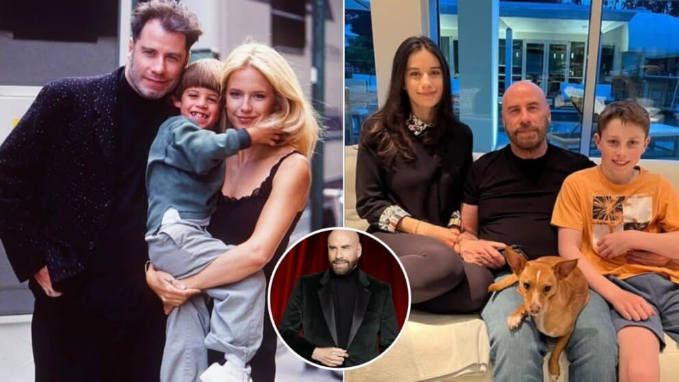 John Travolta a jeho rodina