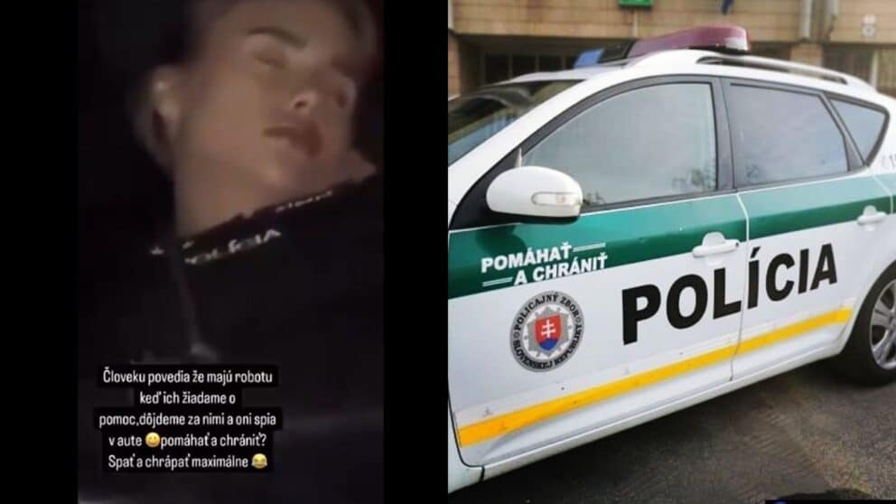 Spiaca policajtka.