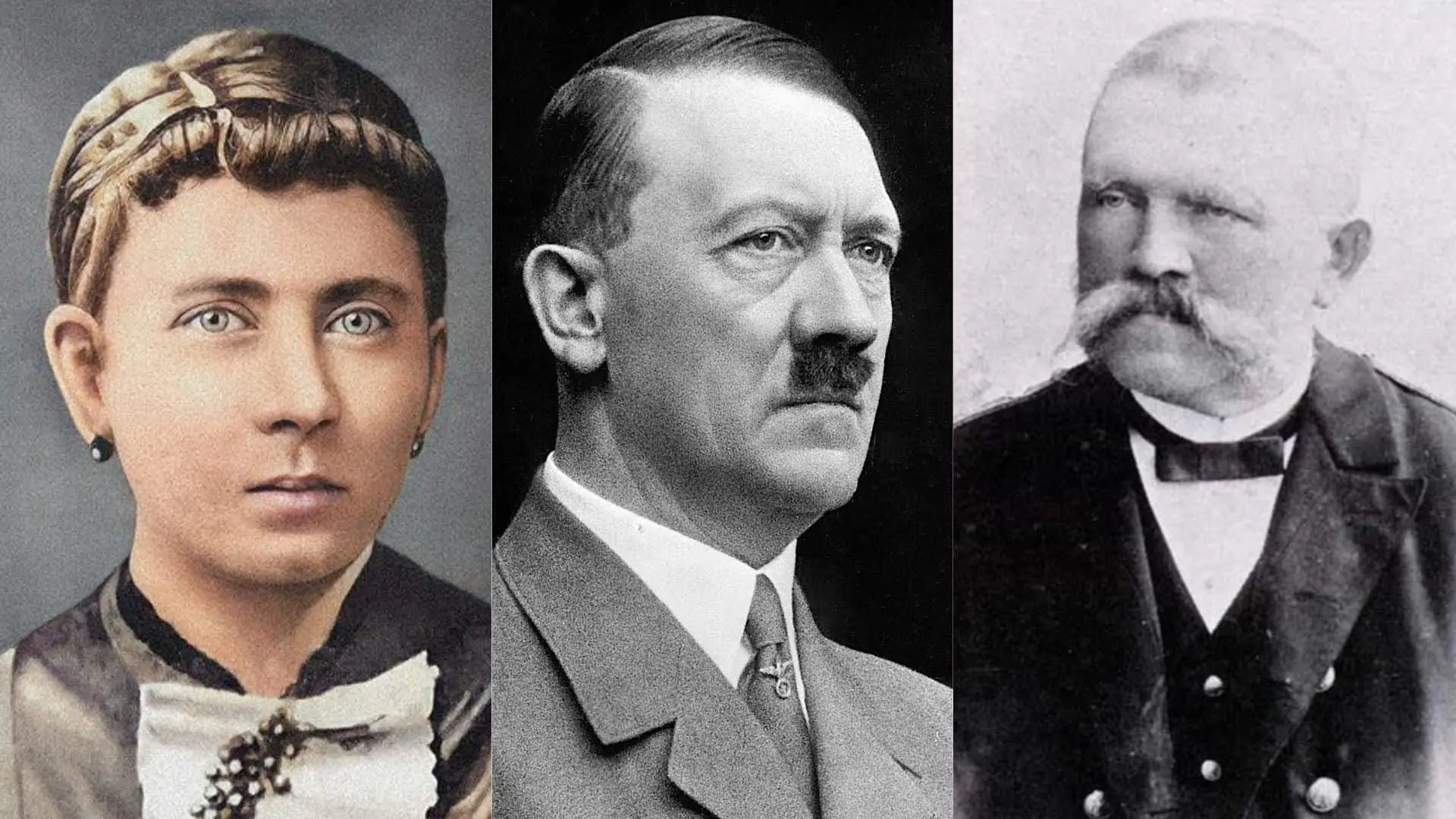 Klara, Adolf a Alois.