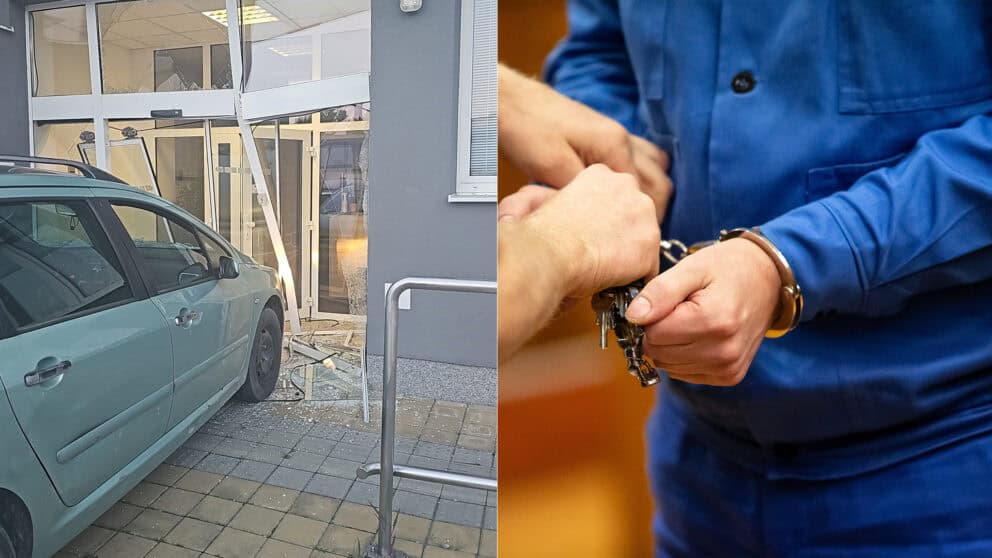 muž putá auto incident policajná stanica