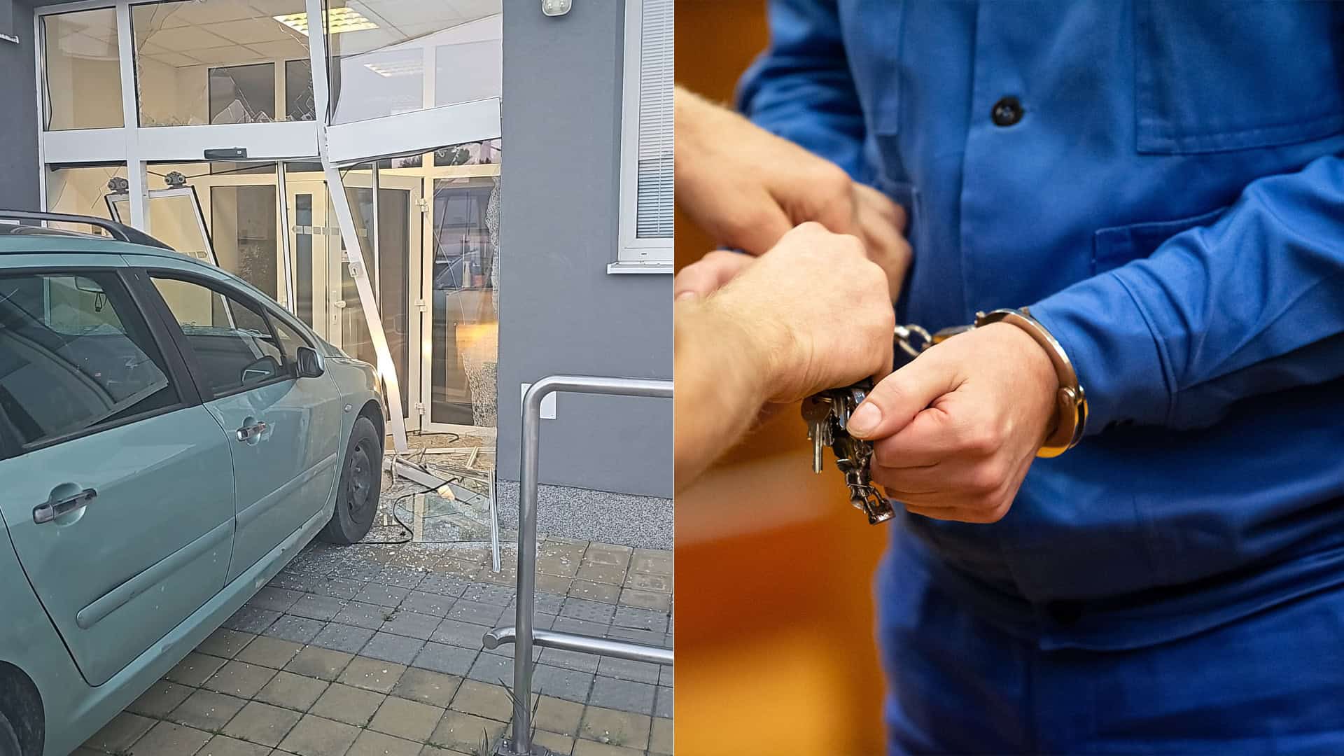 muž putá auto incident policajná stanica