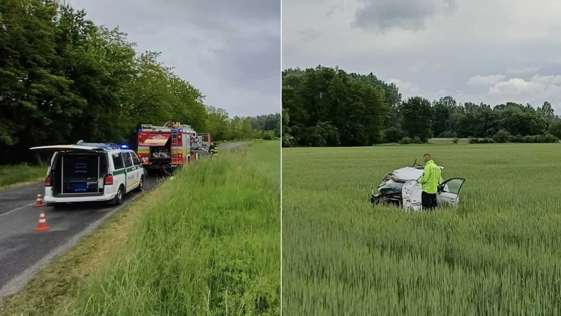 nehoda na Záhorí auto strom polícia