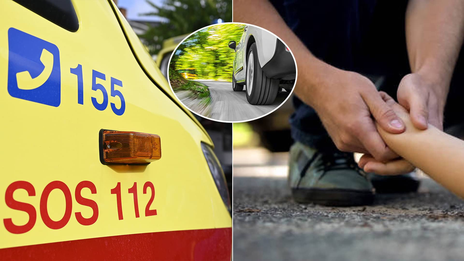 nehoda dieťa auto sanitka