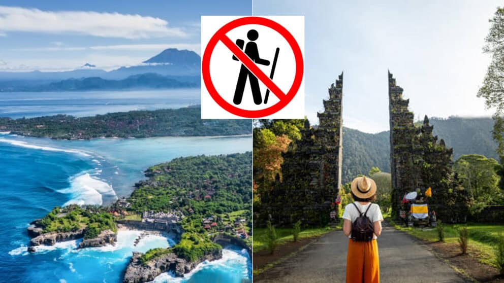ostrov Bali zákaz