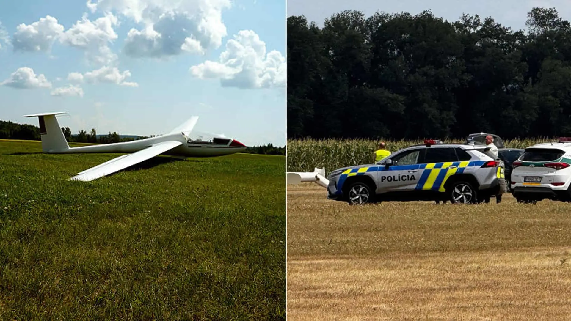 vetroň nehoda polícia