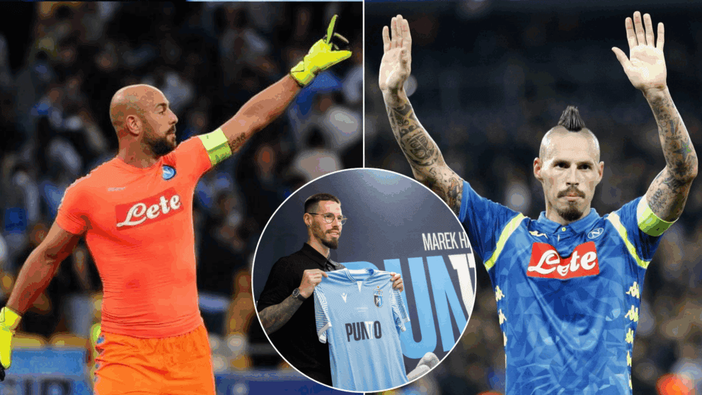 Pepe Reina a Marek Hamšík