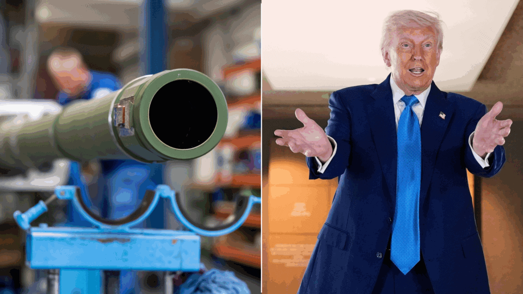 zbrane Trump