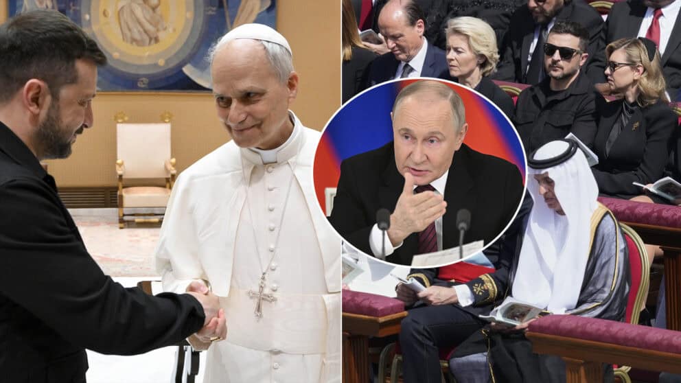 Lev XIV Volodymyr Zelenskyj Putin