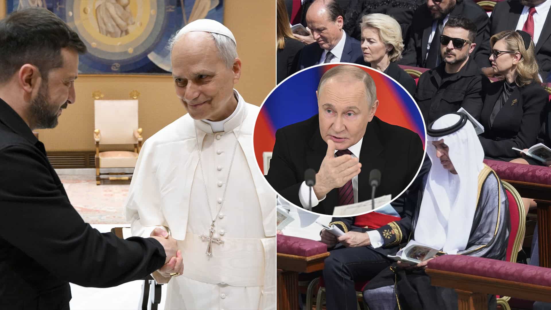 Lev XIV Volodymyr Zelenskyj Putin