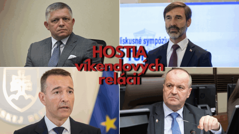Na snímkach Robert Fico. Juraj Blanár, Tomáš Drucker a Peter Gajdoš.