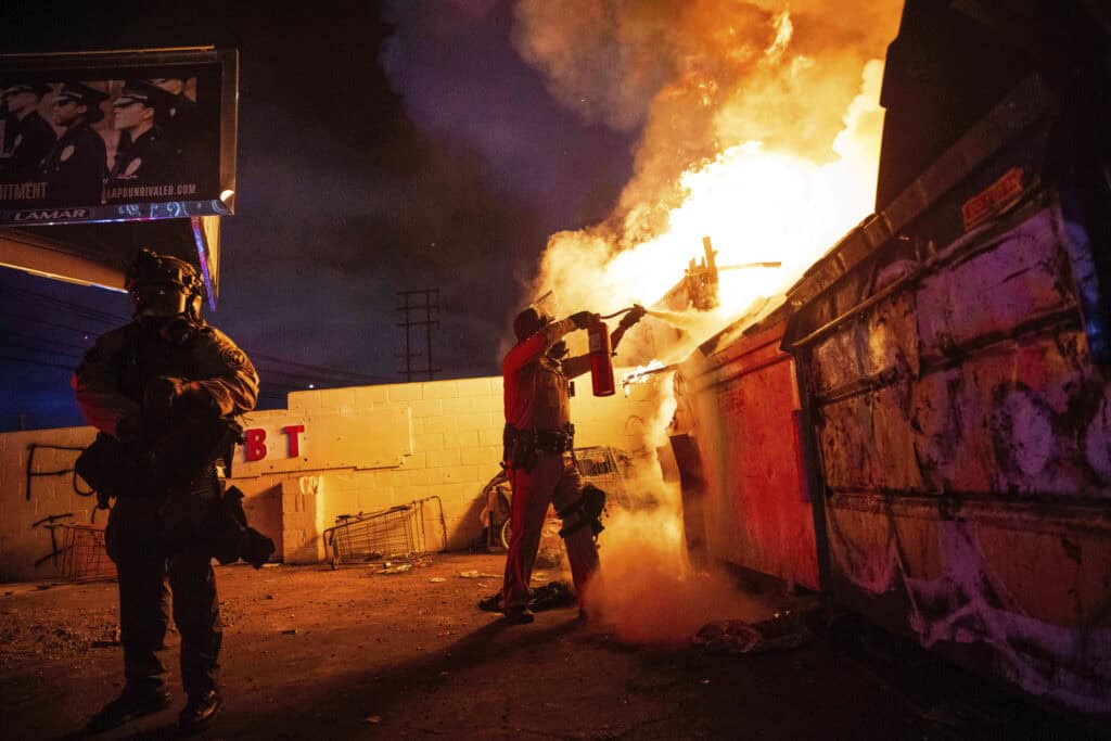 USA, protesty, Los Angeles