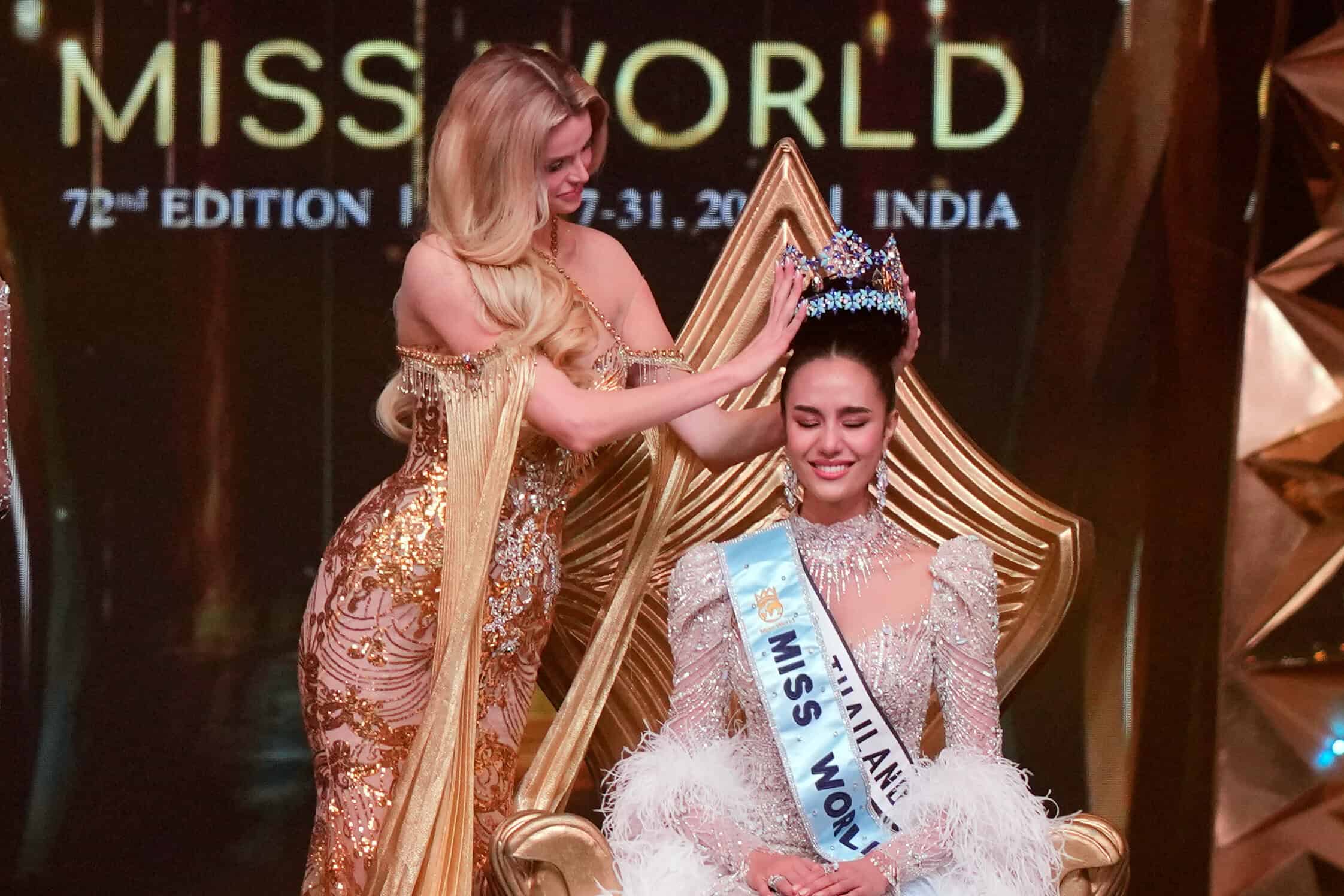 Miss World 2025 Krystyna Pyszkova a Opal Suchata
